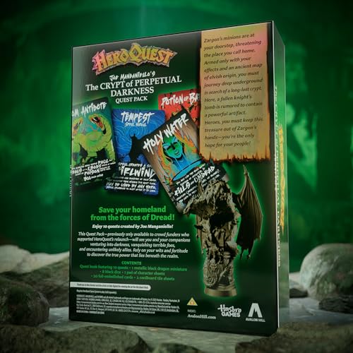 HASBRO - GAMING Avalon Hill HeroQuest Joe Manganiello’s The Crypt of Perpetual Darkness Quest Pack | Ages 14+ | 2 to 5 Players - Image 2
