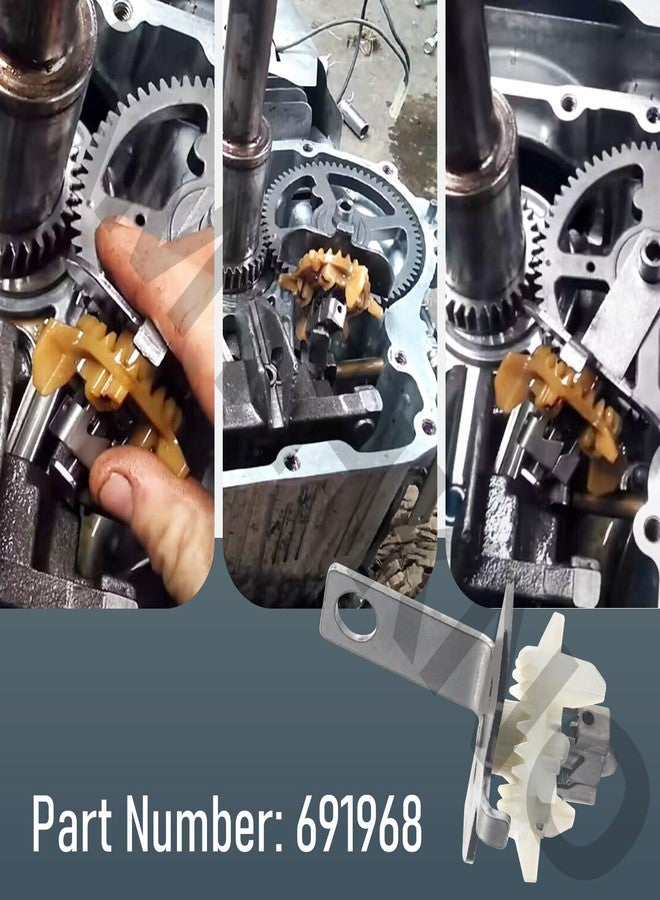 AMTHKNO 691968 Governor Gear/Oil Slinger Replacement 490815, 391764, 691968 Compatible with Briggs-Stratton Lawn Mower 691968 - Image 3