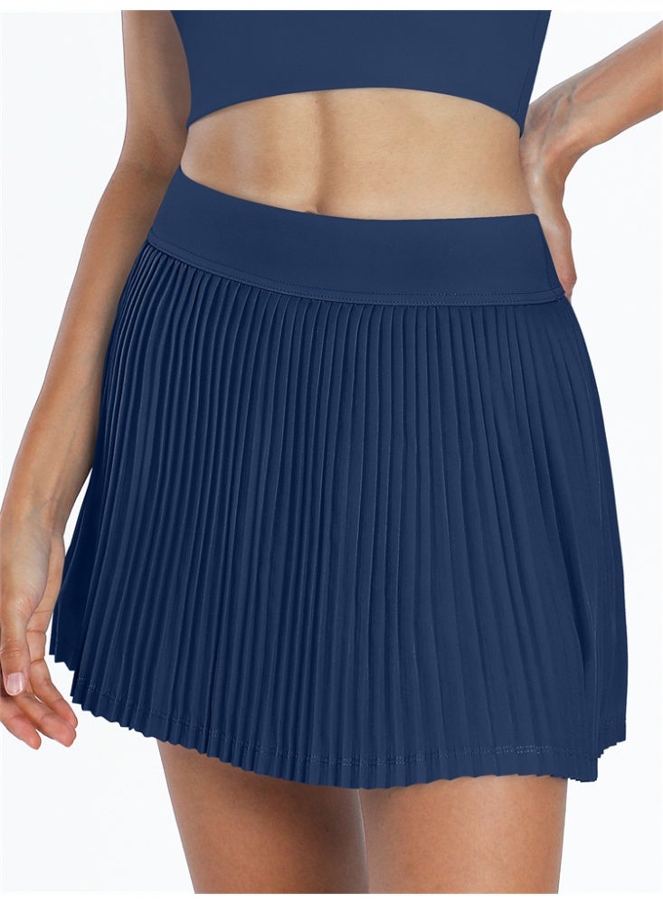 general Pleated Tennis Skirt for Women with Pockets Shorts Women's High Waisted Lightweight Athletic Golf Skorts Skirts  - Image 3