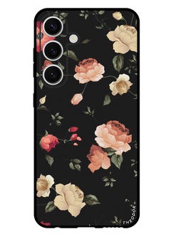 Theodor Protective Case Anti Scratch Shock Proof Bumper Cover For Samsung Galaxy S24 Colourful Lotus  - Image 1
