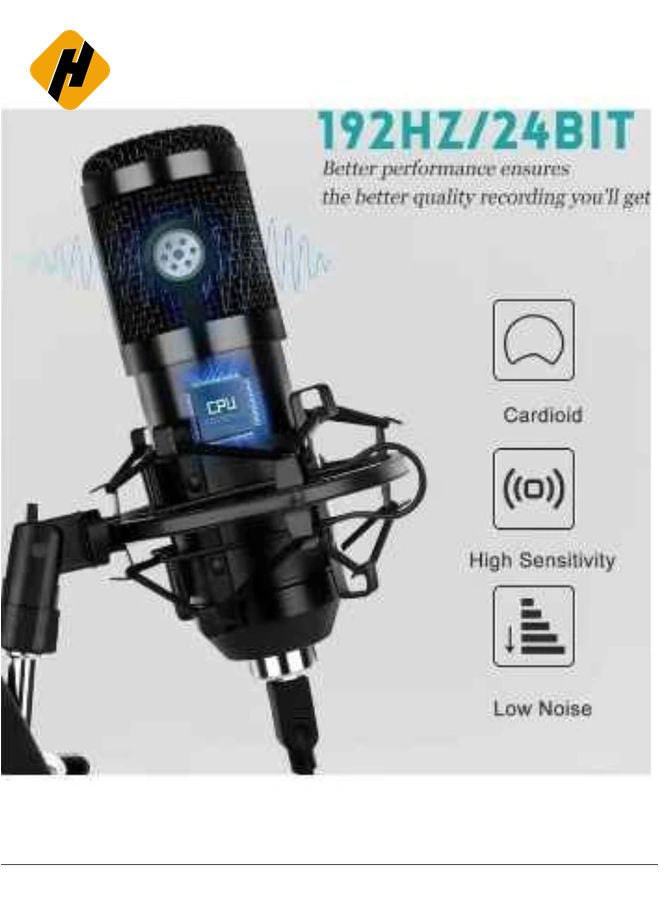 HuHa USB Condenser Microphone Kit with Adjustable Stand  - Image 2