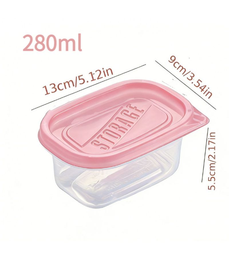 12 Pcs 6 Pcs Box And 6 Pcs Lid Food Storage Containers Stackable Reusable Kitchen Organization For Picnic Grains Meats Fruits Vegetables Microwave And Dishwasher Safe - Image 3