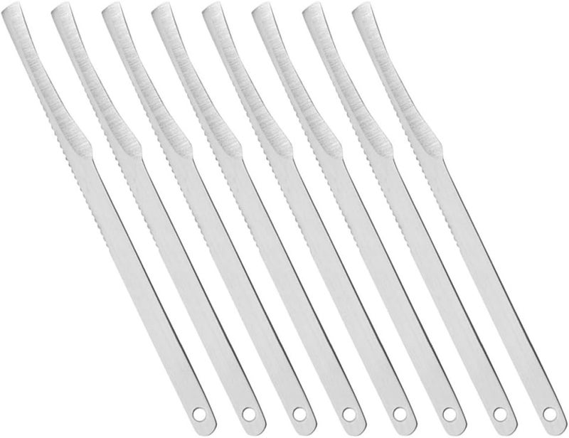 8pcs Stainless Steel Foot Dead Skin Scraper Pedicure Trimmer Nail File Callus Remover Home Foot Care Tool for Professional Toenail Grooming - Image 1