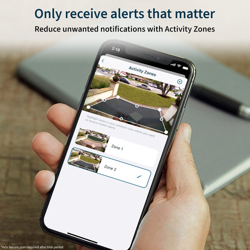 Arlo Pro 4 Spotlight Camera - 3 Pack - Wireless Security, 2K Video & HDR, Color Night Vision, 2 Way Audio, Wire-Free, Direct to WiFi No Hub Needed, White - VMC4350P - Image 4