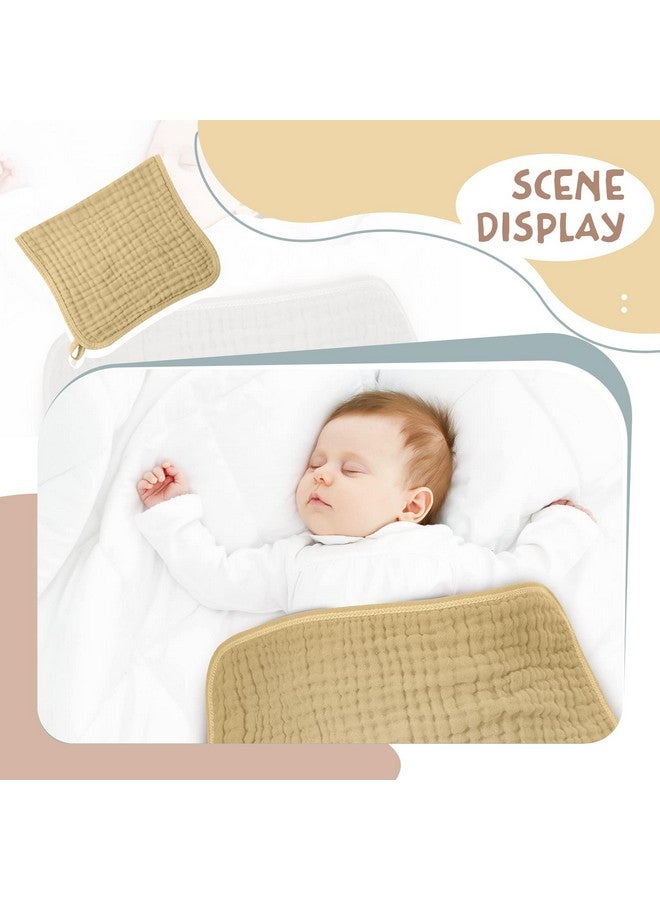 ايرينير مناديل تجشؤ من الشاش من إيريناري، 6 قطع من مناديل تجشؤ من الشاش القطني، حفاضات تجشؤ للأطفال، 6 طبقات ماصة، مناشف وجه من الشاش للأطفال (سلسلة وردية، 12 × 12 بوصة) - Image 4