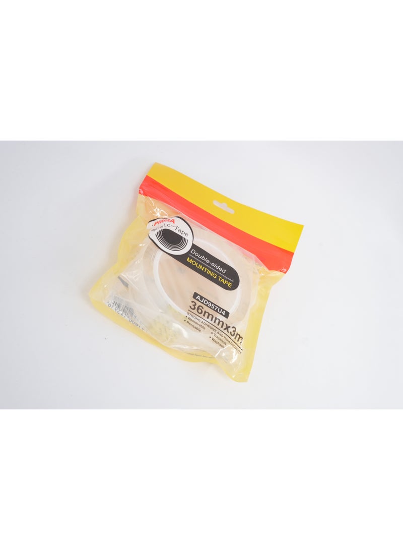 M&G double sided Nano Transparent Mounting Tape 36mmx3m(1 roll) - Image 3