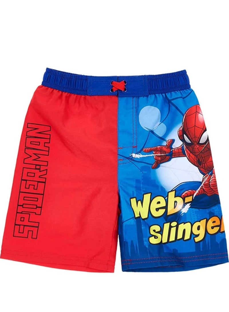 SPIDERMAN Marvel Avengers Spider Man Boy Swim Shorts - Image 1