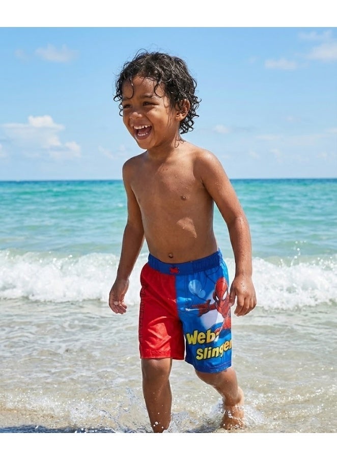 SPIDERMAN Marvel Avengers Spider Man Boy Swim Shorts - Image 3