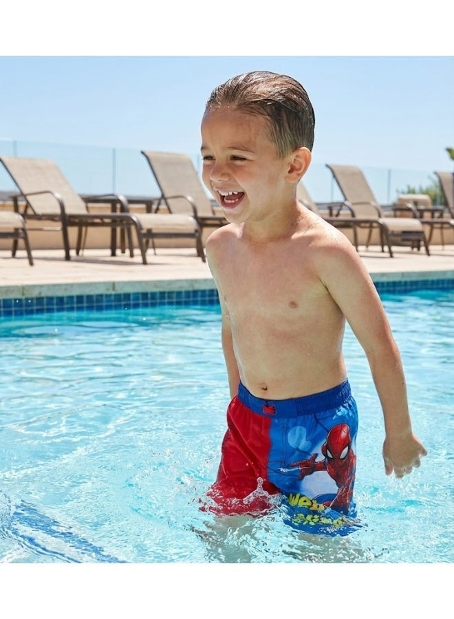 SPIDERMAN Marvel Avengers Spider Man Boy Swim Shorts - Image 2