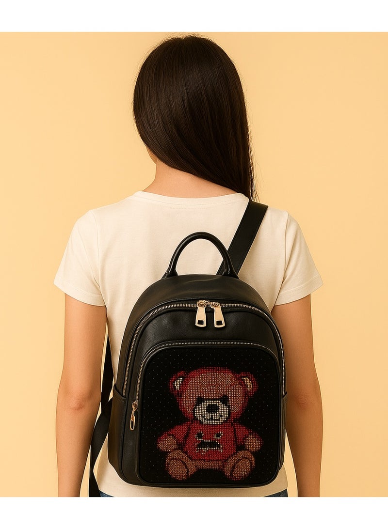 Women’s Leather Backpack – Stylish & Practical for Work, Travel and University - Image 2