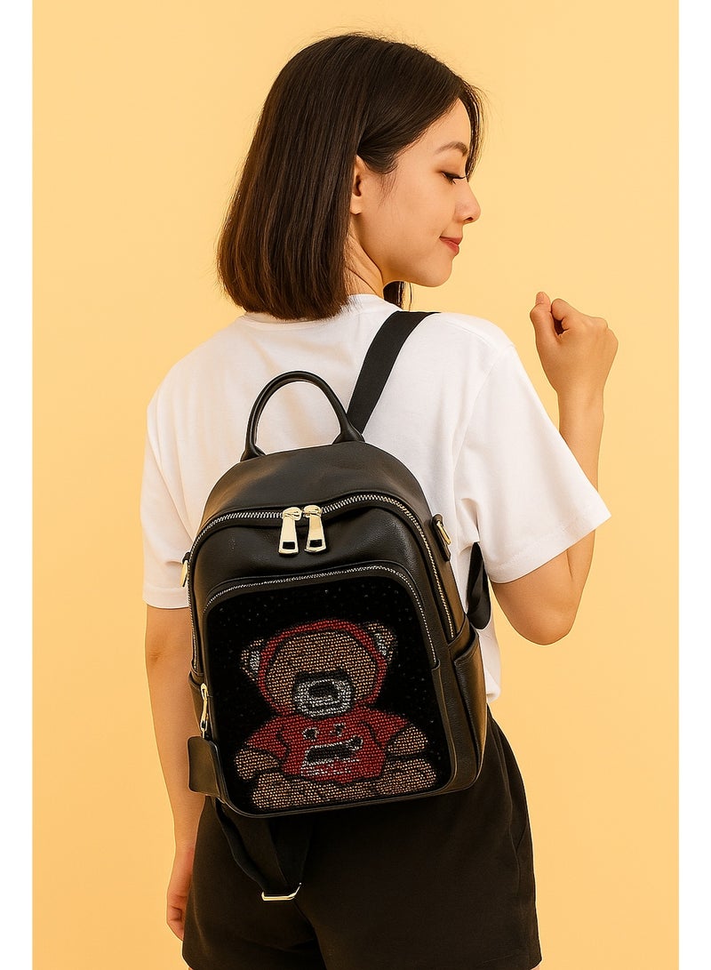 Women’s Leather Backpack – Stylish & Practical for Work, Travel and University - Image 3