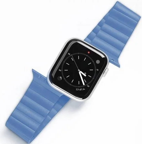 بولهاموبيل Polham Chain Style Magnetic Band Strap for Apple Watch 38-40-41MM, Ultra Comfortable Washable