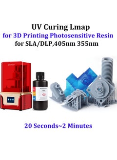 I0DO Uv Curing Light for Resin,Uv Resin Light Curing for Epoxy Crafts,Uv Resin Curing Light Box for LCD SLA Dlp 3D Resin Printer 405nm,Large Uv Light for Resin Curing Jewelry 365nm (Mini uv Curing Light)  - Image 3