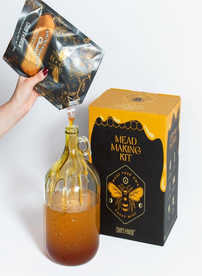 Craft A Brew كرافت أ برو - اختيار صانع الميد - عسل زهور برية لصنع الميد والتخمير - عسل خام نقي 100% - 40 أونصة - Image 3