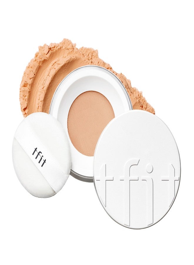 TFIT Translucent Set Finishing Powder - Sebum Control Face Loose Powder, Matte & Silky Finish, Lightweight, Long-lasting, Korean Makeup Setting Powder (2.2 Dark Beige, 0.24 Oz.) - Image 1
