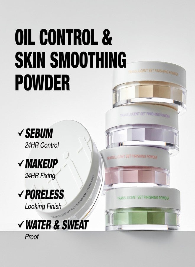 TFIT Translucent Set Finishing Powder - Sebum Control Face Loose Powder, Matte & Silky Finish, Lightweight, Long-lasting, Korean Makeup Setting Powder (2.2 Dark Beige, 0.24 Oz.) - Image 4
