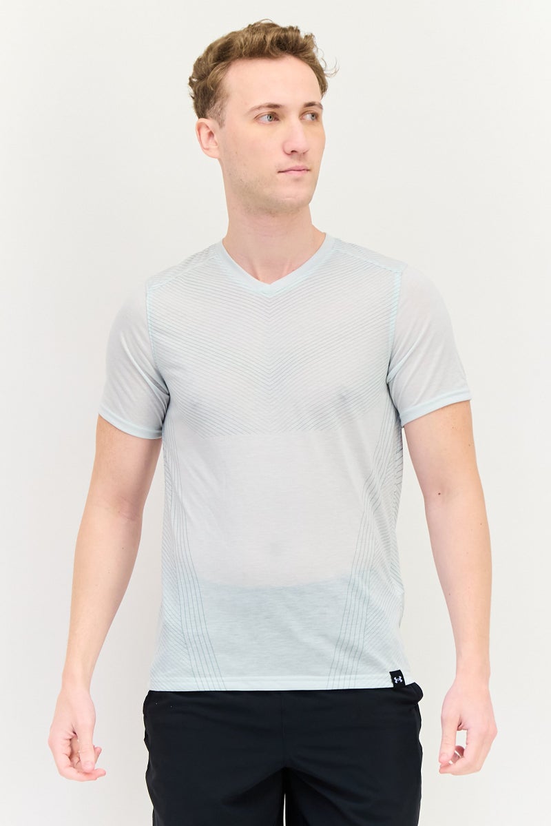 UNDER ARMOUR تي شيرت تدريب قصير الأكمام للرجال، متعدد الألوان - Image 1