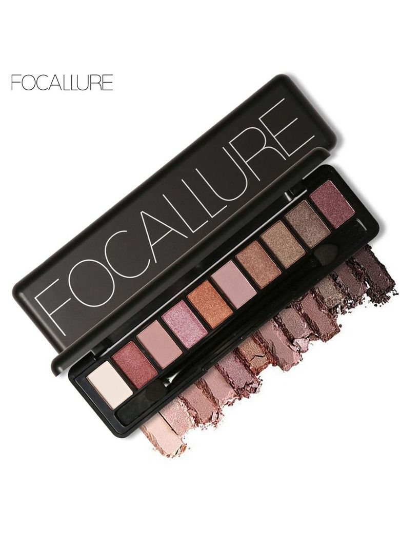FOCALLURE 10 Color Eyeshadow Palette - Image 1