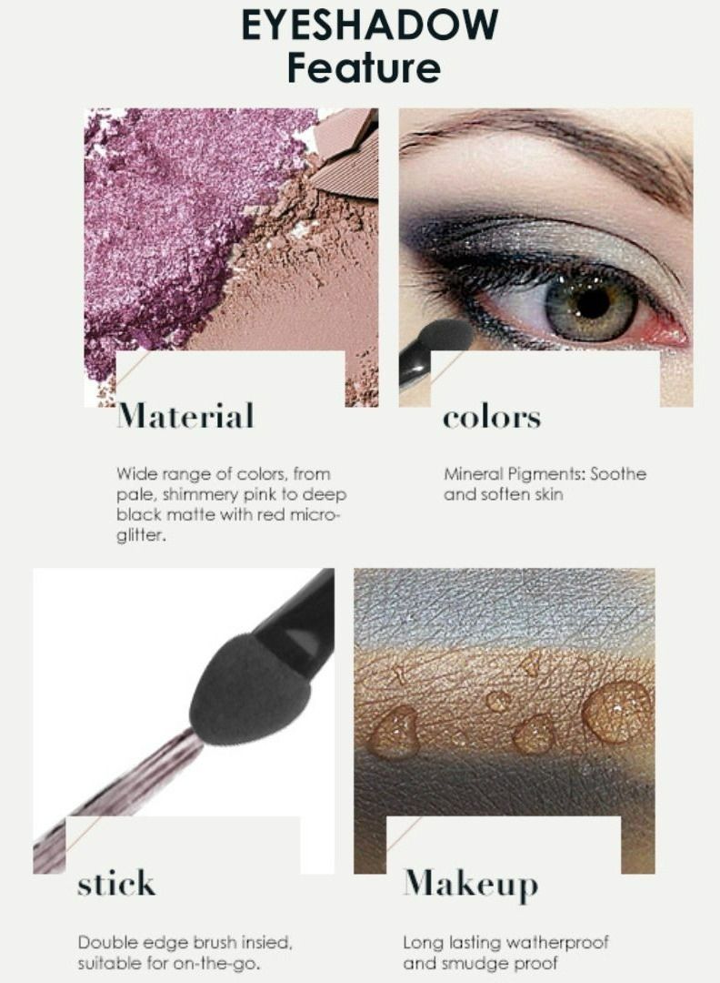 FOCALLURE 10 Color Eyeshadow Palette - Image 5