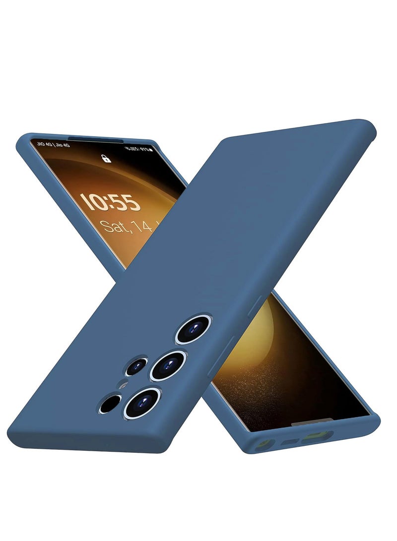 BORTONY Samsung S24 Ultra Case Liquid Soft Silicone Gel Rubber Galaxy S24 Ultra Cover Anti Scratch Drop-Proof Protective Case for Samsung Galaxy S24 Ultra 6.8 Inch - Image 1