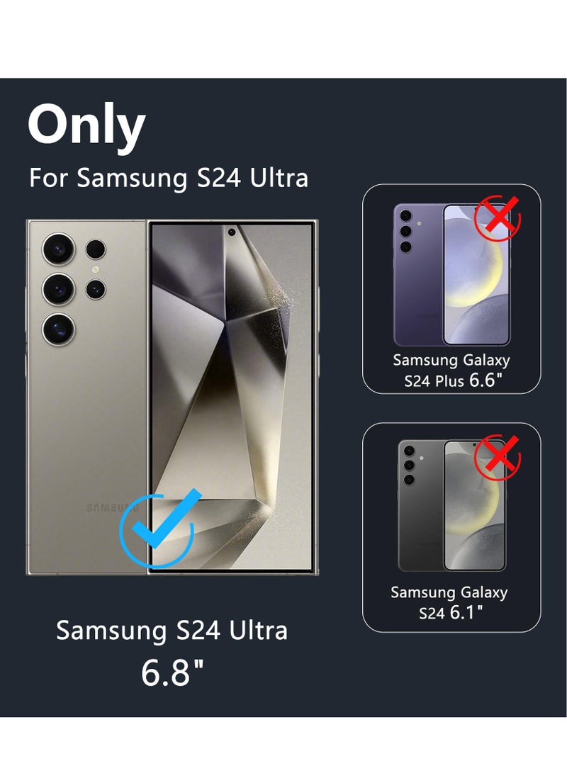 BORTONY Samsung S24 Ultra Case Liquid Soft Silicone Gel Rubber Galaxy S24 Ultra Cover Anti Scratch Drop-Proof Protective Case for Samsung Galaxy S24 Ultra 6.8 Inch - Image 2