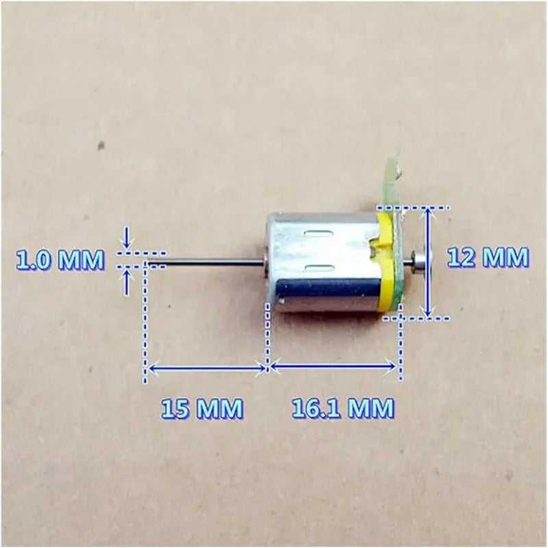 N20 DC Gear Motor 12V 24V High Speed 19300 RPM Long Shaft Worm Gear Encoder Ready - Image 4