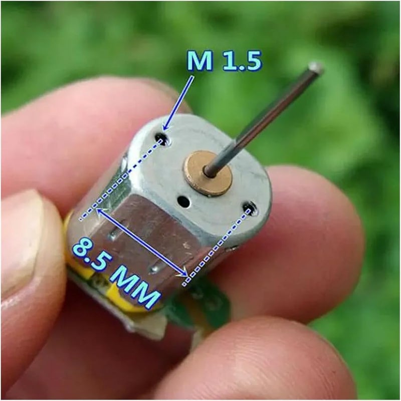 N20 DC Gear Motor 12V 24V High Speed 19300 RPM Long Shaft Worm Gear Encoder Ready - Image 5