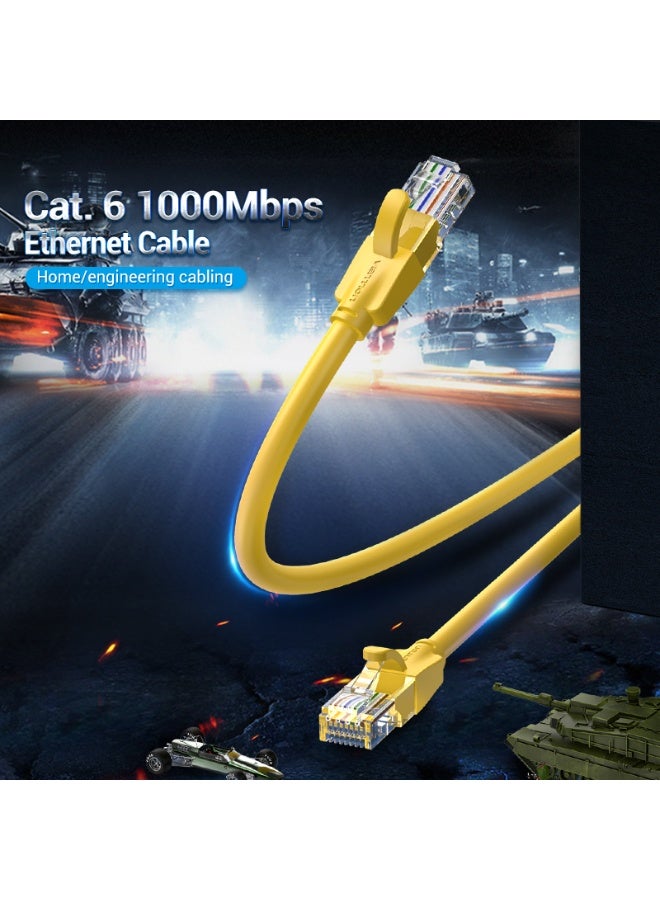 VENTION Cat.6 UTP Patch Cable 1M Yellow Model # IBEYF - Image 2
