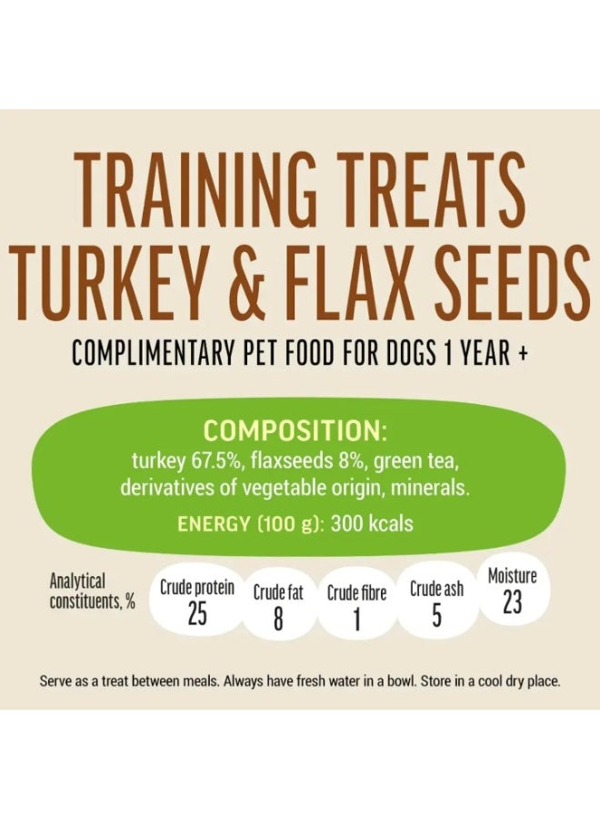 Dog Fest Training Treats Turkey & Flax Seeds 90g[Weight - 90g] - Image 5