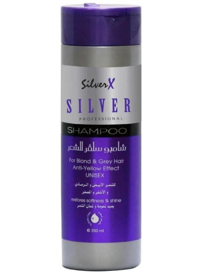 SILVEREX SilverX Hair Silver Shampoo 350 ml - Image 1