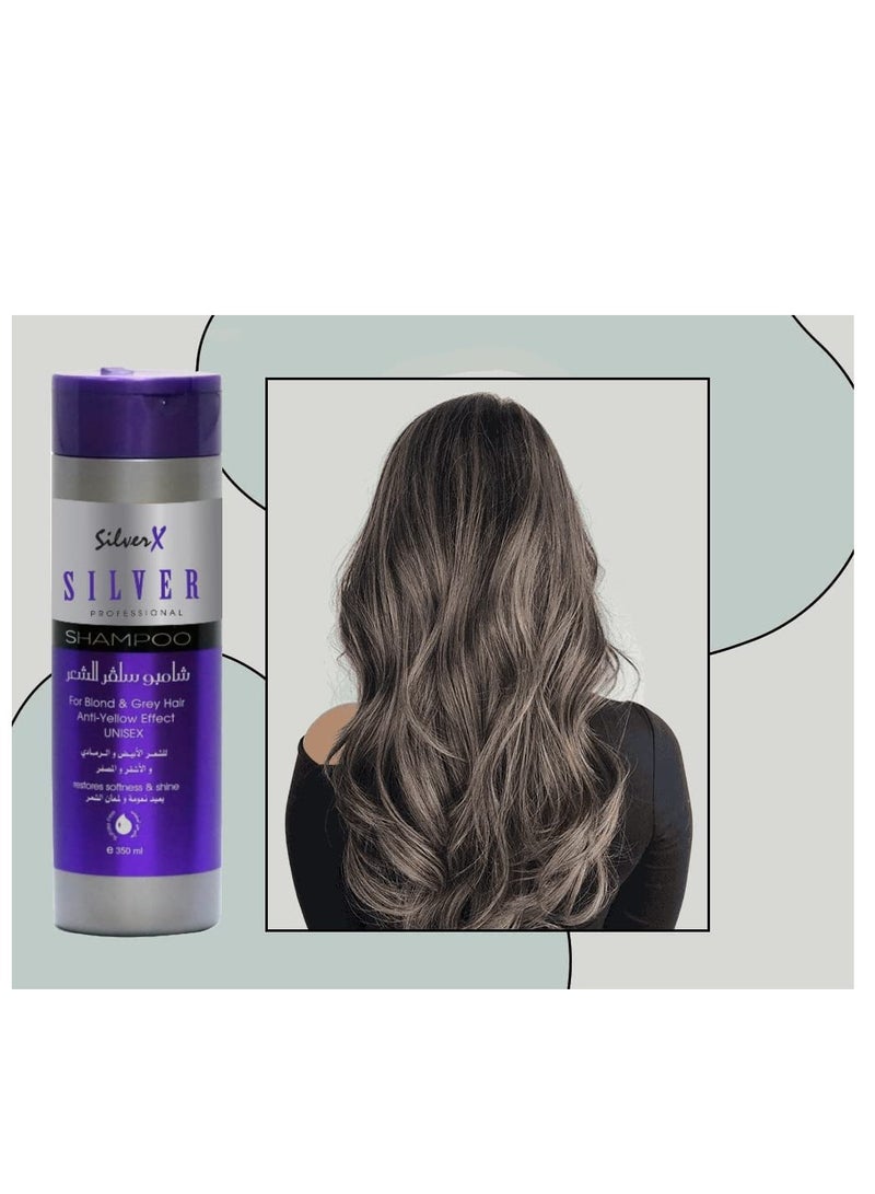 SILVEREX SilverX Hair Silver Shampoo 350 ml - Image 5