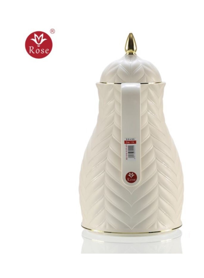 Rose A two-piece thermos set for tea and coffee, 1 liter size - Image 5