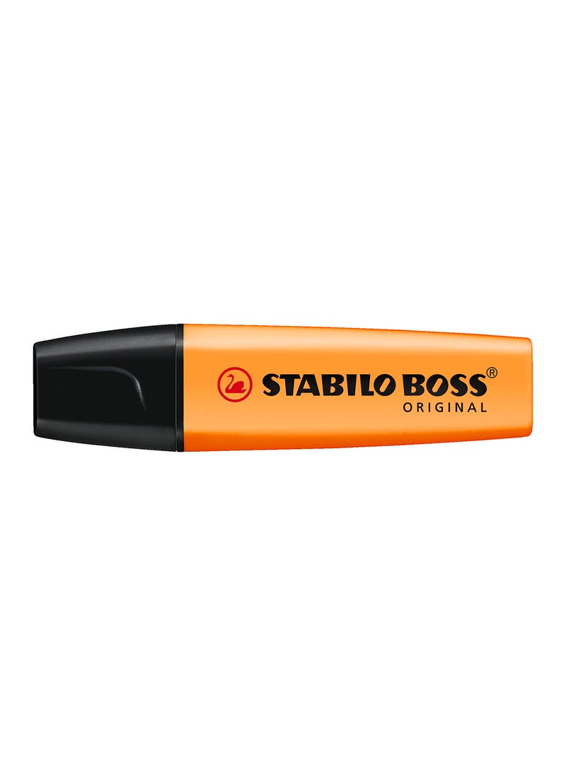 STABILO Boss Original Highlighter Orange , for Journal Planner , Marking Dictionary, Note Taking , Drawing Illustrations , Pack of 10  - Image 1