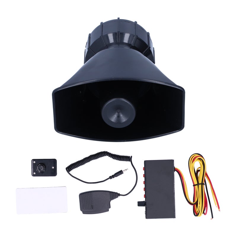 Car Warning Speaker 125DB Loudspeaker 100W Siren - Practical Emergency Alarm Horn Kit with 5 Distinctive Sounds for Car Use - Image 5