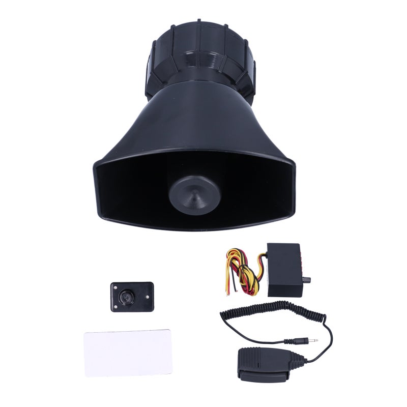 Car Warning Speaker 125DB Loudspeaker 100W Siren - Practical Emergency Alarm Horn Kit with 5 Distinctive Sounds for Car Use - Image 4