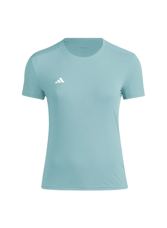 adidas Adidas Adizero E Tee W Turquoise Running T-Shirts For Women
