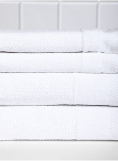 Raymond Raymond Home Towel Gift Sets 600 GSM 2 Bath & 2 Hand Towels Super Soft  Pure Cotton (75 x 150 cm(2) + 40 x 60 cm (2)) Towel  - Image 5