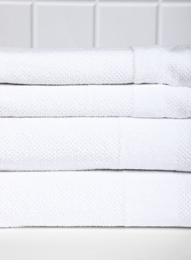 Raymond Home Towel Gift Sets 600 GSM 2 Bath & 2 Hand Towels Super Soft  Pure Cotton (75 x 150 cm(2) + 40 x 60 cm (2)) Towel - Image 5