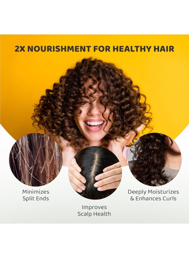 ري مجموعة زيوت الشعر من ري ناتشورالز/مجموعة العناية بالشعر (زيت الخروع + زيت جوز الهند + زيت شجرة الشاي + زيت إكليل الجبل) تتحكم في تساقط الشعر - لشعر صحي - خالية من الزيوت المعدنية والسيليكون والعطور الاصطناعية - Image 2