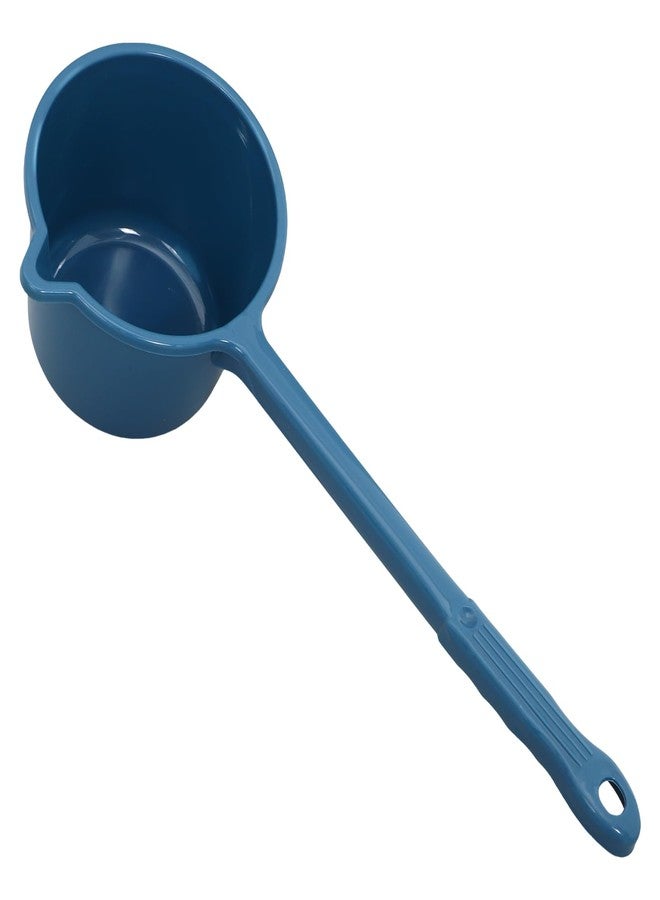 HAKIDZEL Long Handle Water Scoop Plastic Extended Ladle Cup Spoon Multipurpose Hangable Porridge Bailer Spoon for Home Cooking Serving Kitchen Utensils - Image 1