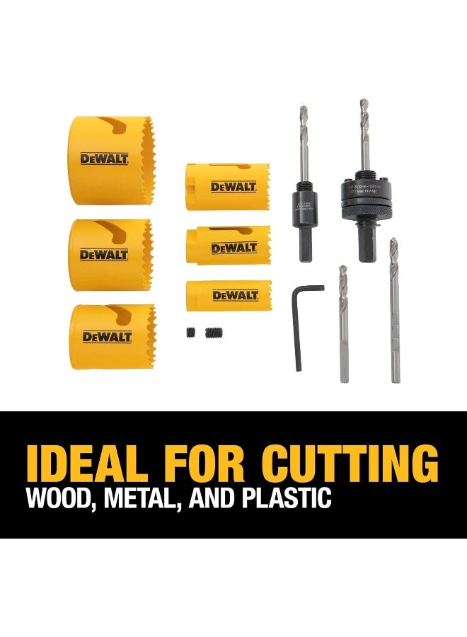 Dewalt D180002 Hole Saw Kit Standard Electrician S Bimetal - Image 4