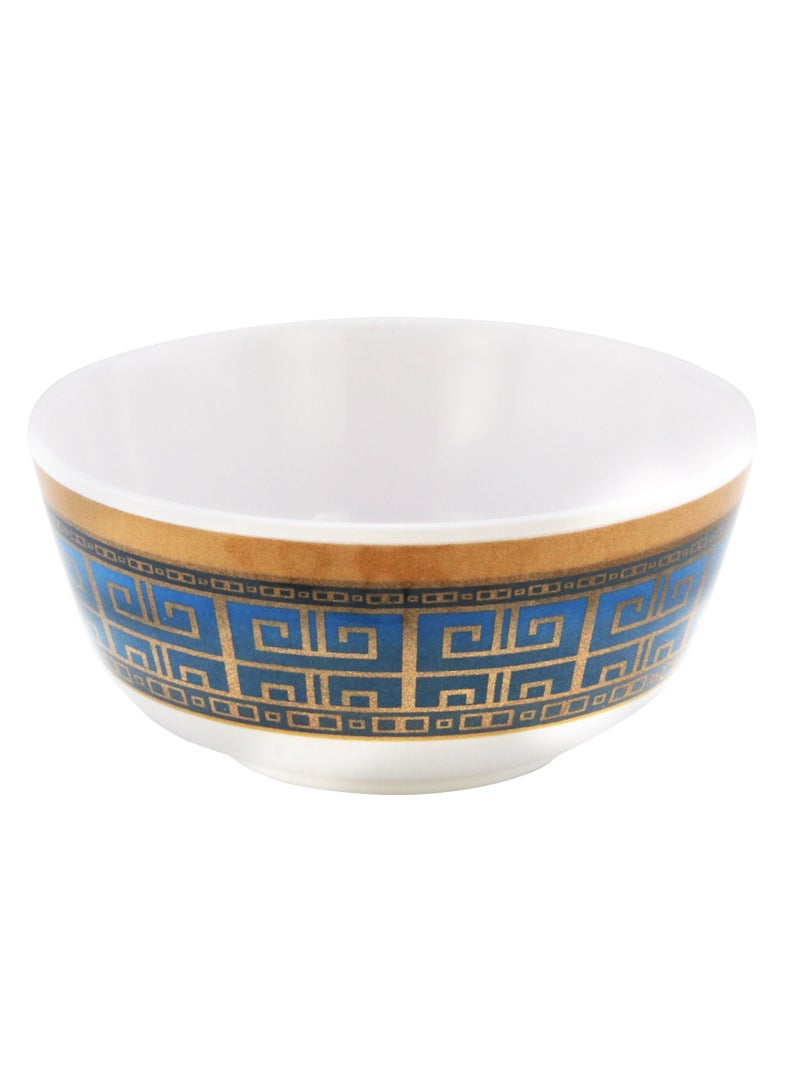 MODA CUCINA وعاء شوربة دائري من الميلامين باللون الأزرق الرائع 11.5 سم معتمد من إسمه - Image 1