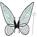 quescu Fairy Wings for AdultsButterfly Wings for GirlsAngel WingsFairy Costume for Women Halloween Dress Up Party Favor Black - Image 3