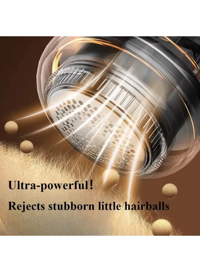 Fabric Shaver, Lint Remover Rechargeable, Electric Portable Sweater Defuzzer with 3 Speeds, 6 Leaf Blades, Digital LED Display to Remove Pilling for Clothes, Furniture, Sweater, Couch, Blanket - Image 3