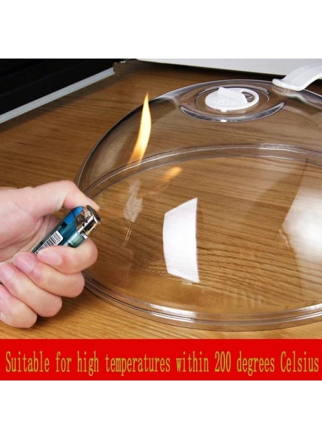 High Quality Heat-Resistant Oven Food Lid – Durable Transparent Protective Cover | Suitable Up To 200°C | Keeps Food Fresh, Clean & Hygienic - Image 2