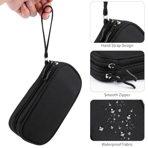 JIAKAI Travel Cable Organizer - Electronics Accessories Bag-Black - Image 3