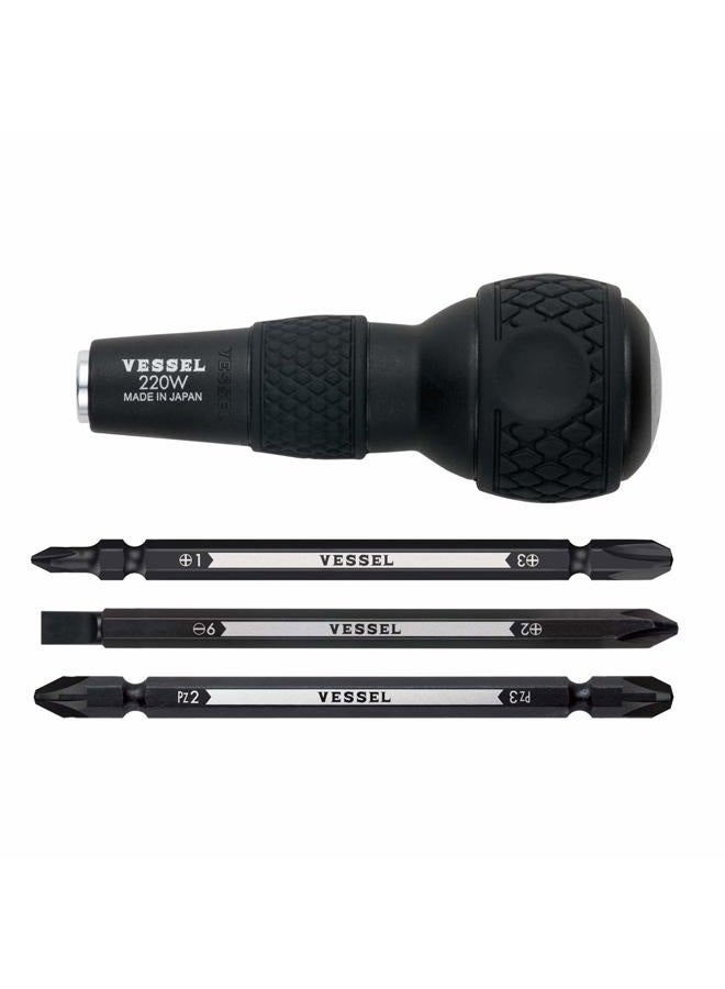 VESSEL () Ball Grip Difference and Screwdrivers Set No.220w-3 (Basic) - Image 1