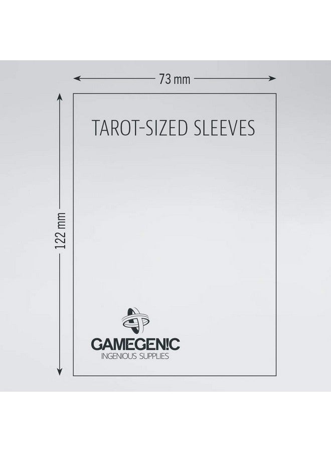 Gamegenic أكمام بطاقات Gamegenic - حجم تاروت 50CT - أكمام بطاقات ناعمة وقوية - حجم البطاقة يصل إلى 73 مم × 120 مم - متوافقة مع حرب الخواتم (الطبعة الثانية)، أنكروني، إلدير ساين، T.I.M.E ستوريز - Image 3