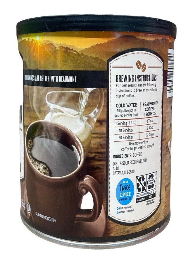 100% Colombian Ground Coffee, Medium-Dark Roast, Deep Rich Flavor, 24.2 oz - Image 4