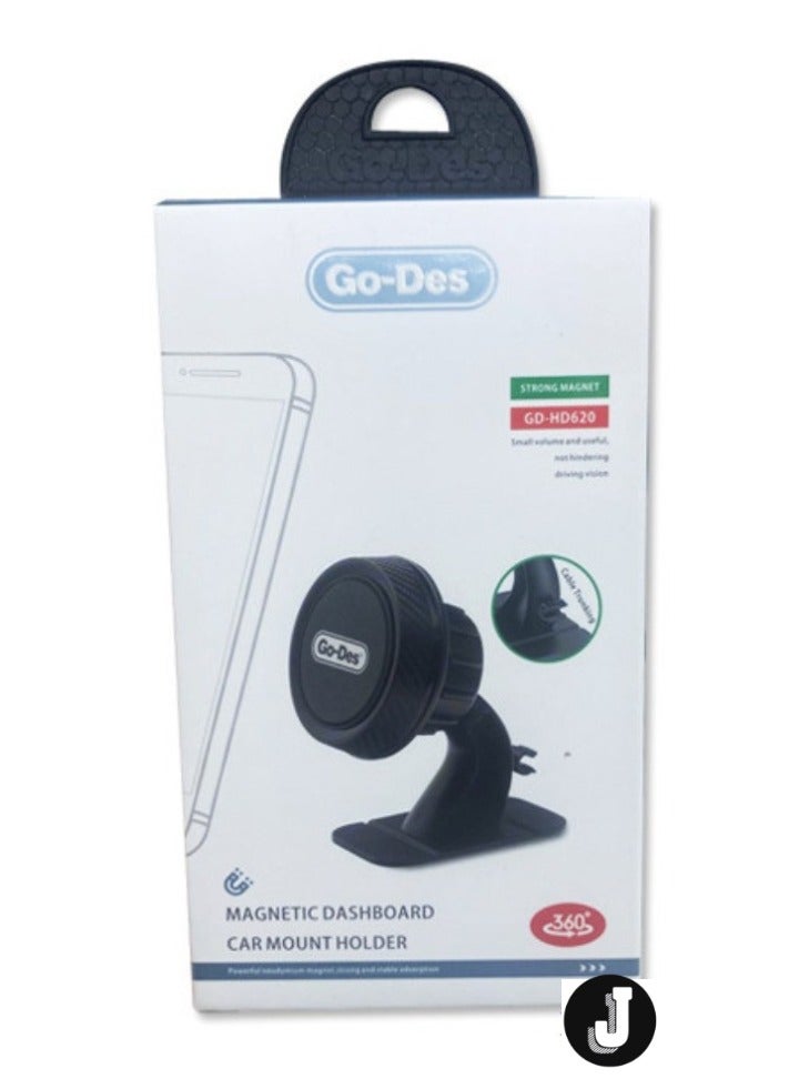 JAJEEK Universal Car Mount Holder – Adjustable Dashboard & Air Vent Phone Mount with Secure Grip for iPhone & Android - Image 4